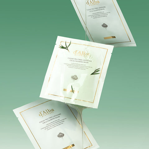 d'Alba Clean Tea Tree Liposome Cica Calming Mask 20P