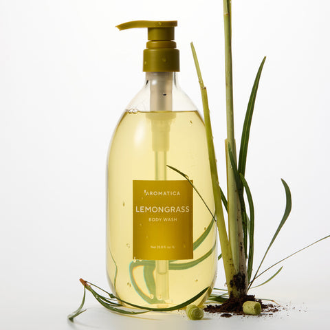 Aromatica Lemongrass Body Lotion 750ml + Body Wash 1L