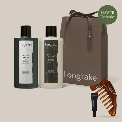 Longtake Fragrant Shower Hair & Body Gift Set (Shampoo 300ml + Body Wash 300ml)