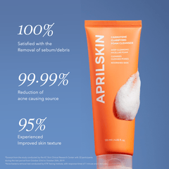 Soonsu Beauty Real Carrotene Acne Foam Cleanser application use