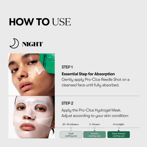 VT Pro Cica Reedle Shot 100 2 Step Hydrogel Mask