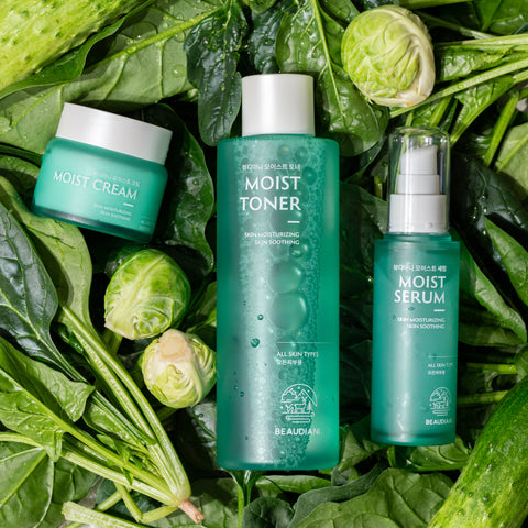 Beaudiani Hyaluronic Mild-Acid Toner + Serum + Cream 3-Piece Basic Skincare Set