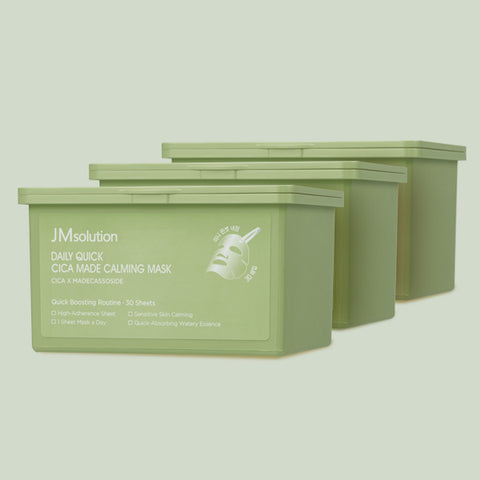 JM Solution Daily Quick Cica Made Calming Mask 30P (3 Pack)