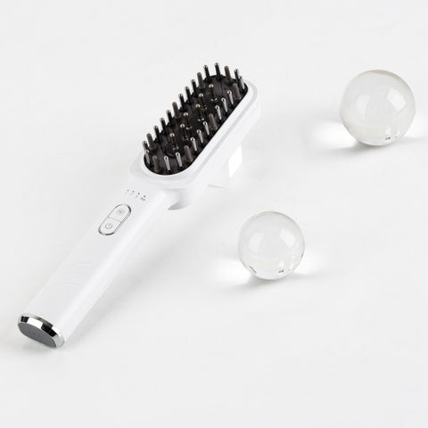 Pearlcare 3-Comb Electric Scalp & Hair Brush EMS Galvanic Scalp Massager