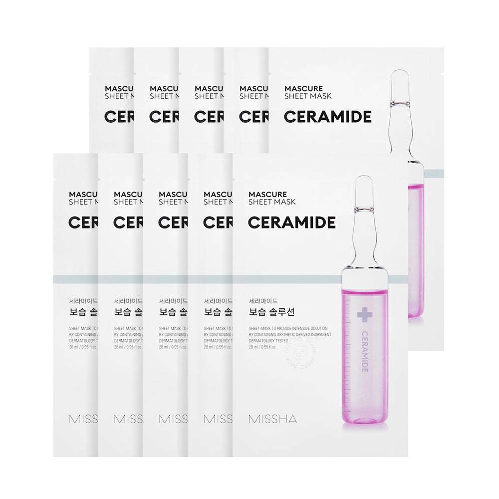 MISSHA Maskure Hydration Solution Sheet Mask (Ceramide) 10P