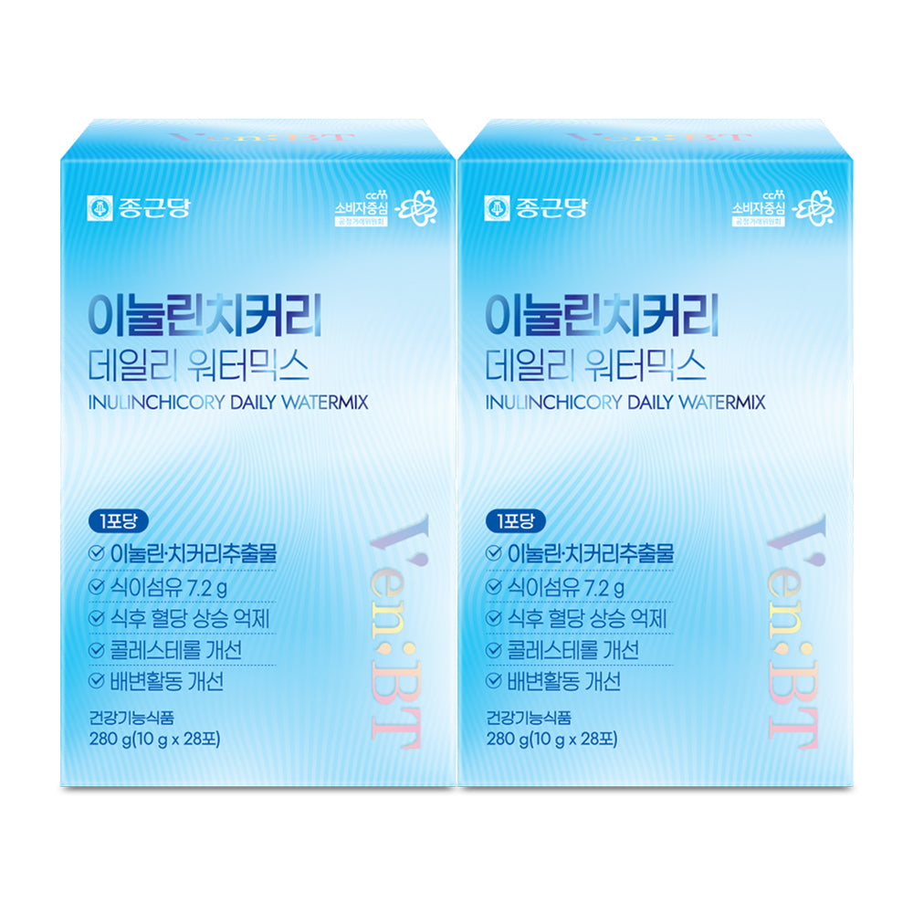 Chongkundang VenBT Inulin Chicory Daily Water Mix 28 Sachets (2 Pack) (2 Months)