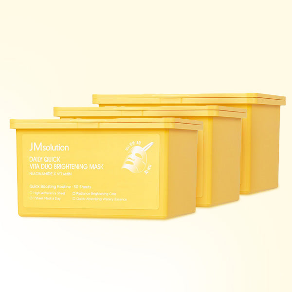 JM Solution Daily Quick Vita Duo Brightening Mask 30P (3 Pack)