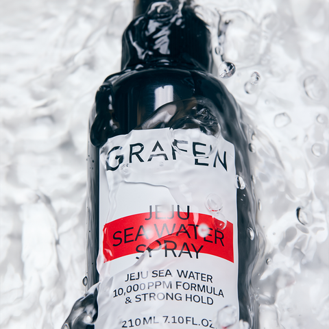 Grafen Jeju Seawater Hair Spray 210ml (Water-Based Strong Hold)