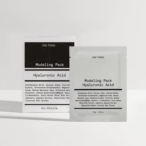 One Thing Modeling Pack (20g x 7) +1 Extra Piece; Houttuynia Hyaluronic Acid Collagen Options