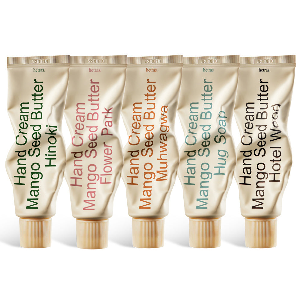 Hetras Perfume Silky Touch Hand Cream 50ml 5pc Set