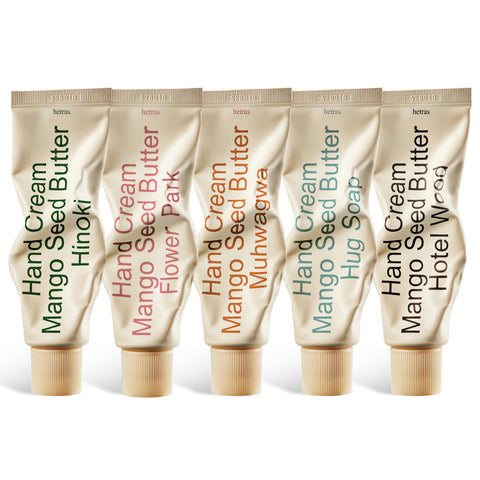 Hetras Perfume Silky Touch Hand Cream 50ml 5pc Set