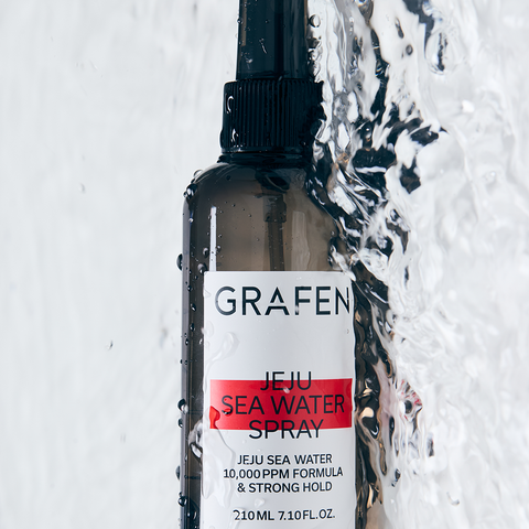 Grafen Jeju Seawater Hair Spray 210ml (Water-Based Strong Hold)