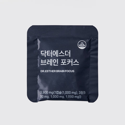 Esther Formula Dr. Esther Brain Focus Phosphatidylserine Theanine Magnesium & Astaxanthin (1 Box 1-Month)