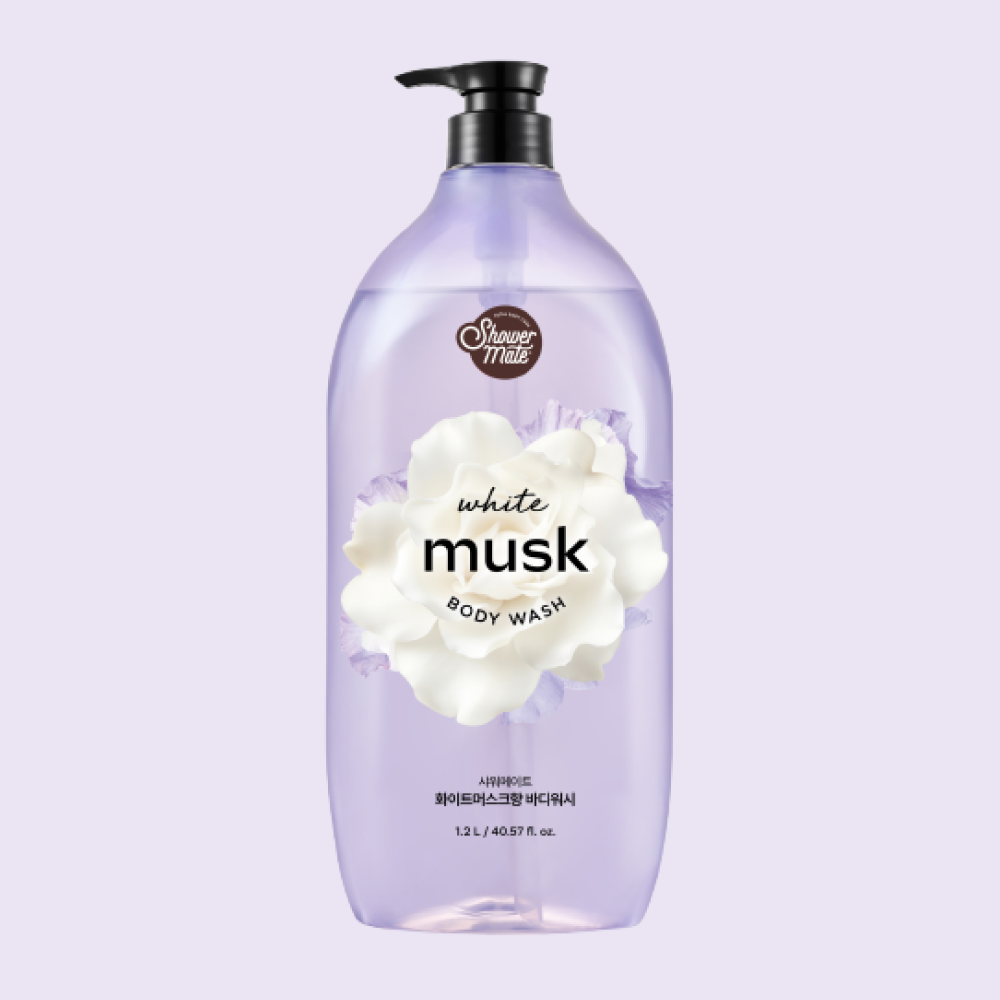 Shower Mate White Musk Body Wash 1.2L