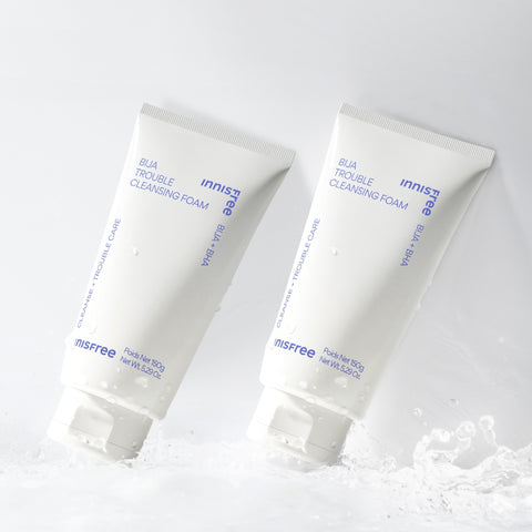 Innisfree Bija Trouble Cleansing Foam 150ml (2 Pack)