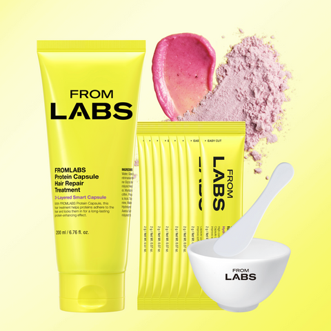 Fromlabs Protein-Adsorbing Booster Powder Hair Modeling Pack & Treatment Set (Severely Damaged Hair)