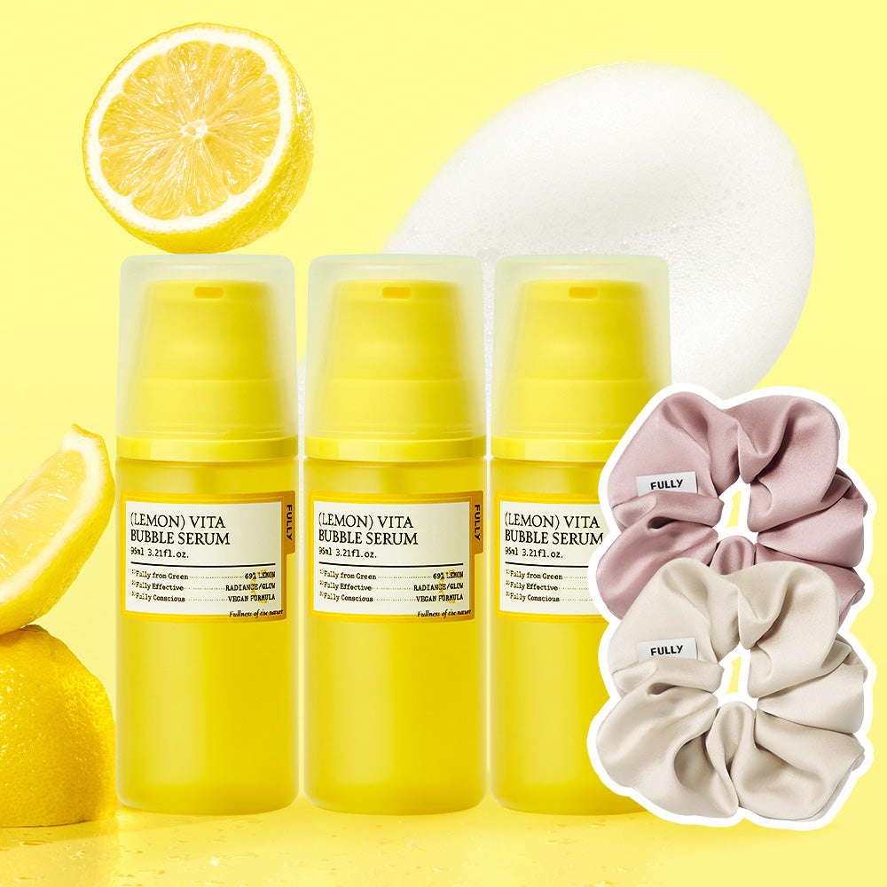 Fully Lemon Vita Bubble Serum 95ml (3 Pack)