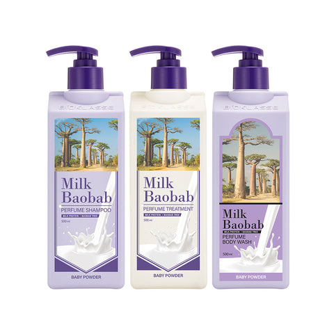 Milk Baobab Perfume Shampoo - Baby Powder, 500ml