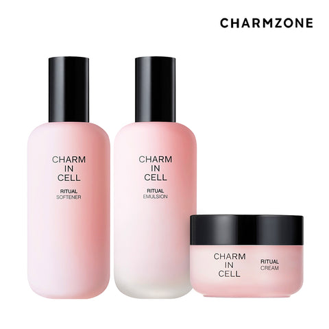 Charmzone Cham In Cell Ritual Basic Set 3-Piece (Softener + Emulsion + Cream)