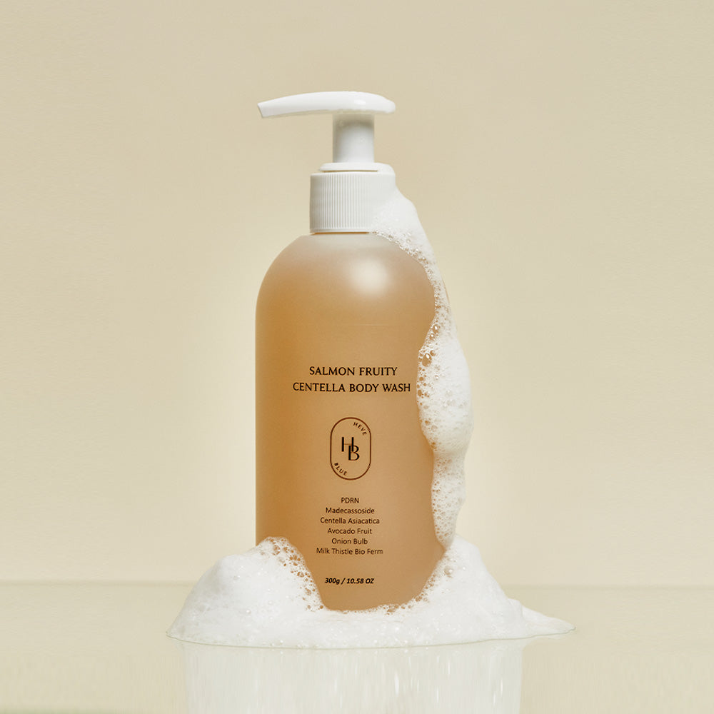 Heveblue Salmon Fruity Centella Body Wash