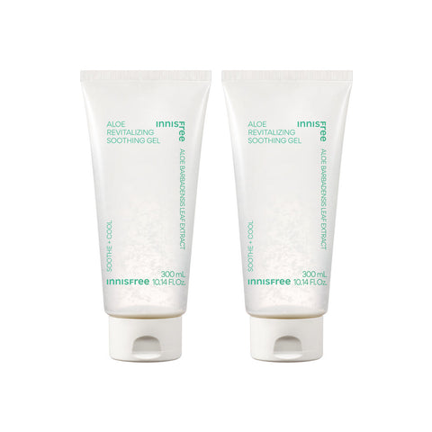 Innisfree Aloe Revitalizing Soothing Gel 300ml (2 Pack)