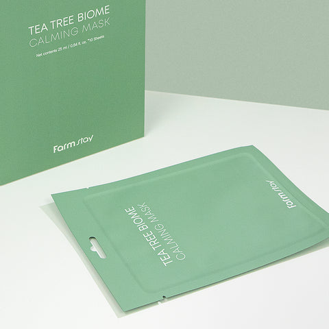 Farmstay Tea Tree Biome Calming Mask 25ml - 10 Sheets (3 Pack)