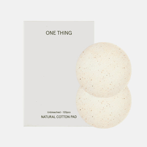 One Thing Unbleached Pure Cotton Pads - 120 Sheets
