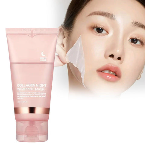 Soonsu Beauty Collagen Night Wrapping Mask texture close-up