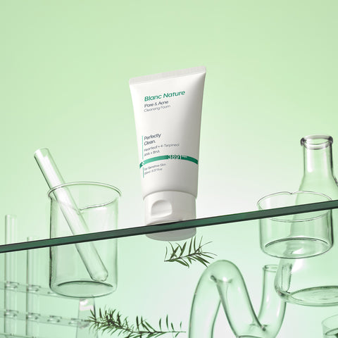 Blancnature Acne-Functional Cleansing Foam 150ml (Jeju Organic Green Tea)