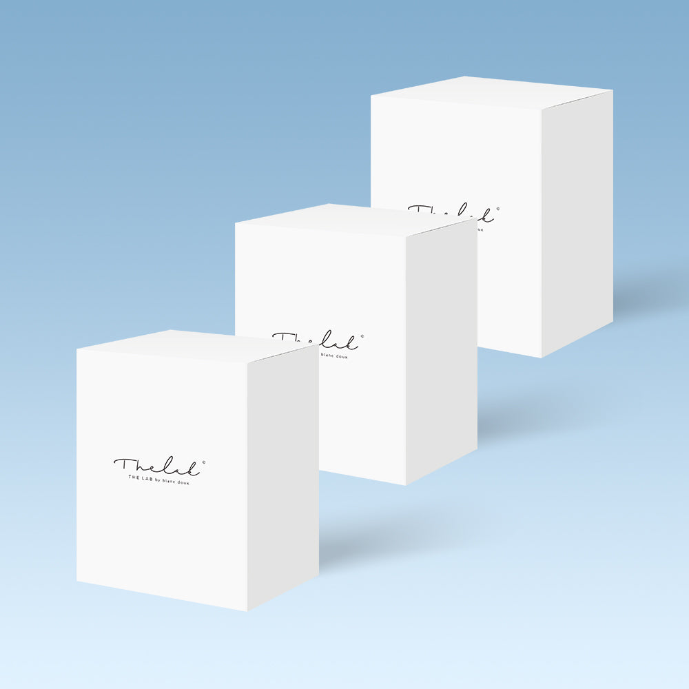 THE LAB by blanc doux Skin Toner Pack 1/2 Cotton Pads 40pcs x3 (120 pcs)