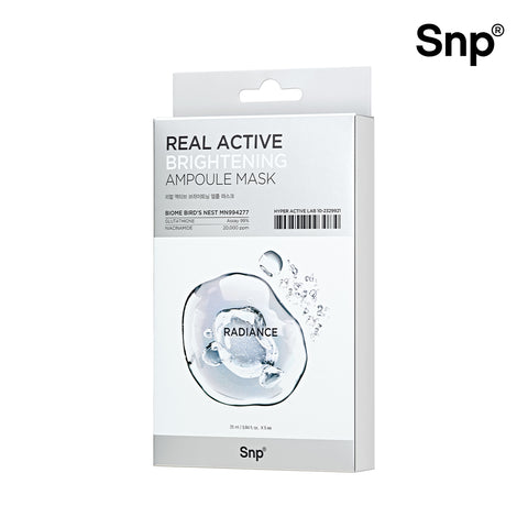 SNP Real Active Ampoule Mask Pack 5 Sheets