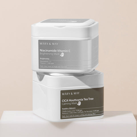 Mary&May Pull-Out Sheet Mask Niacinamide & Vitamin C Brightening 30 Sheets