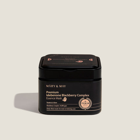 Mary&May Premium Idebenone Blackberry Complex Essence Sheet Mask 20P
