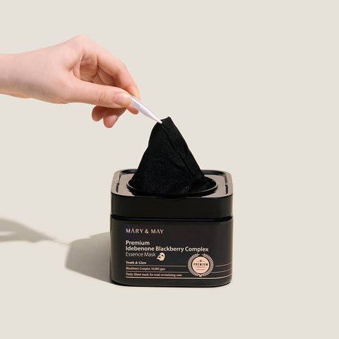 Mary&May Idebenone Blackberry Complex Essence Mask, 20 sheets (250 g)