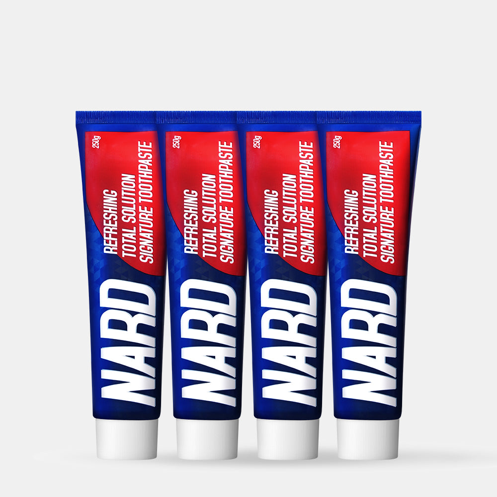 Nard Bouquet Garni Nard Refreshing Total Solution Signature Toothpaste Fresh Mint 250g (4 Pack)