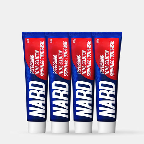 Nard Bouquet Garni Nard Refreshing Total Solution Signature Toothpaste Fresh Mint 250g (4 Pack)