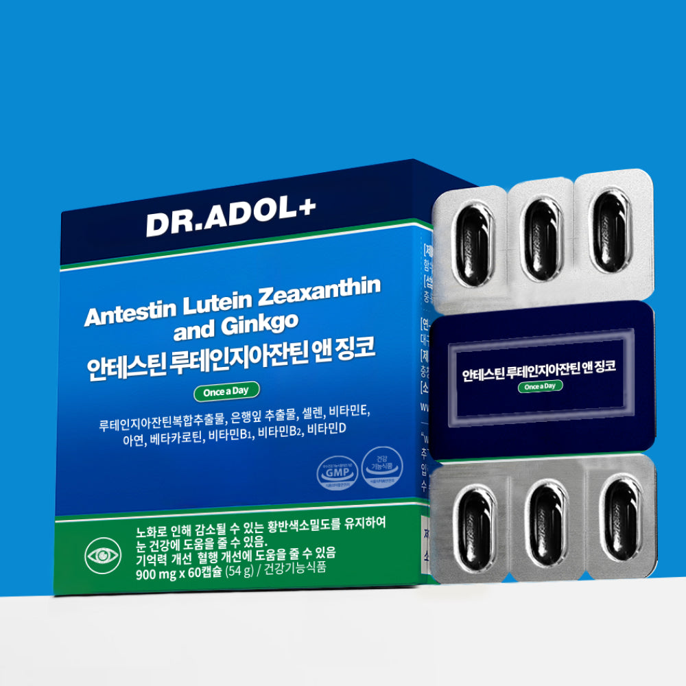 Dr. Adol Antestin Lutein Zeaxanthin & Ginkgo Capsules