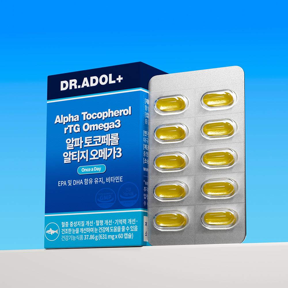 Dr. Adol Alpha Tocopherol rTG Omega-3 Capsule