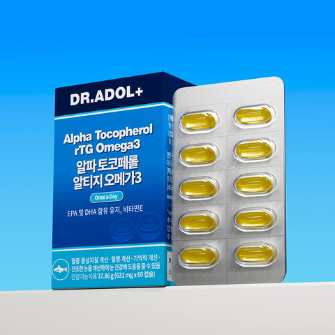 Dr. Adol Alpha Tocopherol rTG Omega-3 Capsule