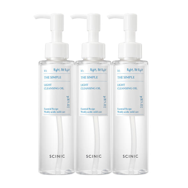 Scinic The Simple Light Cleansing Oil 150ml (3 Pack)