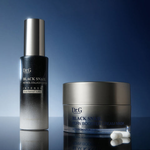 Dr.G Black Snail Retinol Collagen Serum 30ml + PDRN Booster Cream Mask 50ml