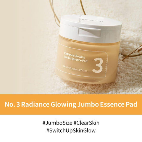 Soonsu Beauty No.3 Radiance Glowing Jumbo Essence Pad 70pads side view