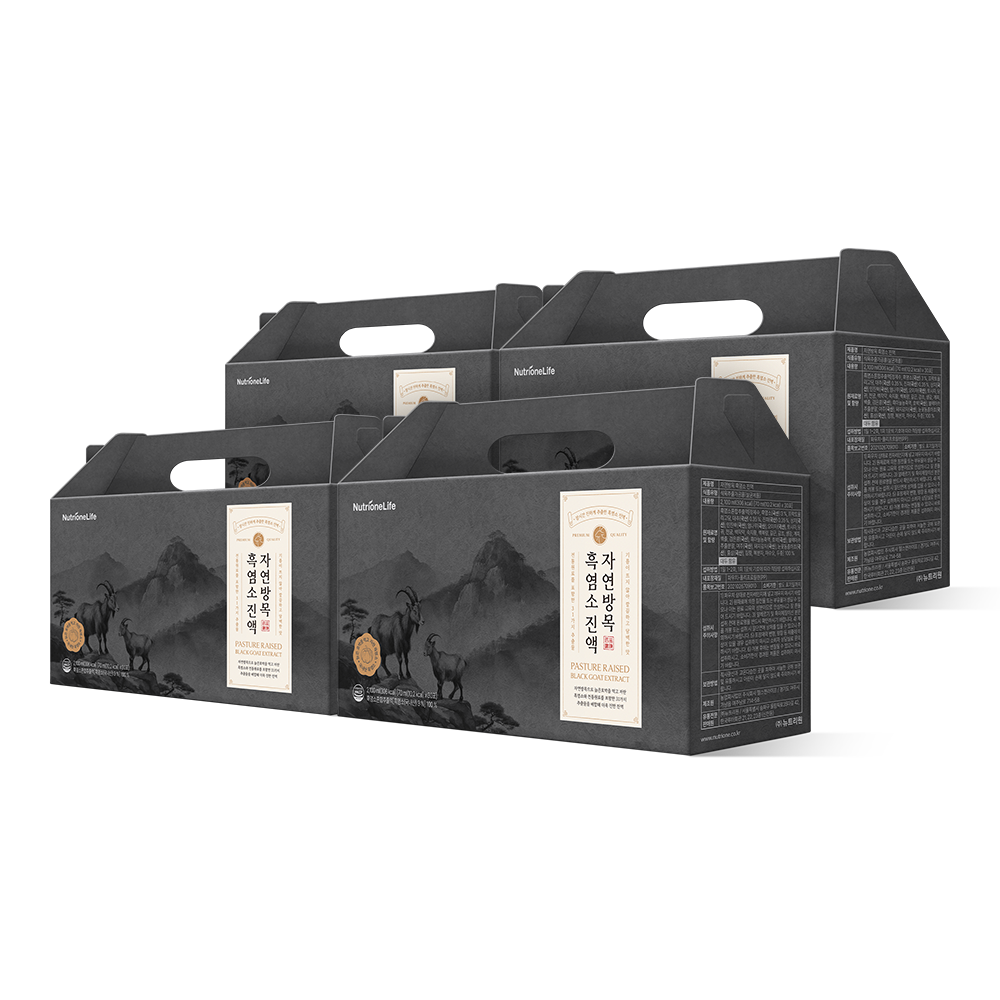 Nutrione Natural Free-Range Black Goat Extract 70ml x 30 Sachets (4 Pack)