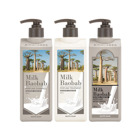 Milk Baobab Perfume Shampoo White Soap, 500ml