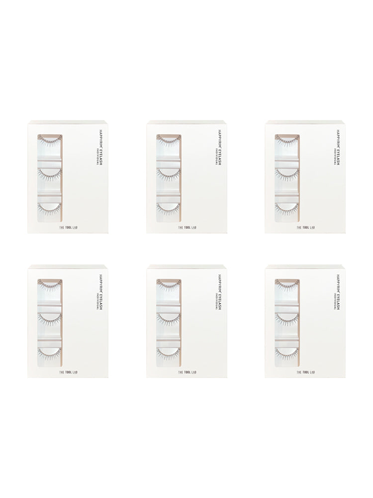 The Tool Lab Happy Rim Cluster Individual Partial False Eyelashes (6 Pack) (18 Pairs)