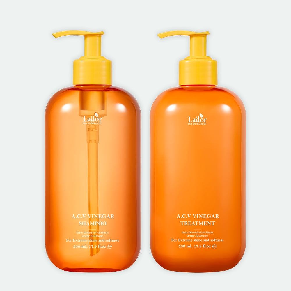L'ador ACV Apple Vinegar Shampoo & Treatment Set (530ml + 530ml)