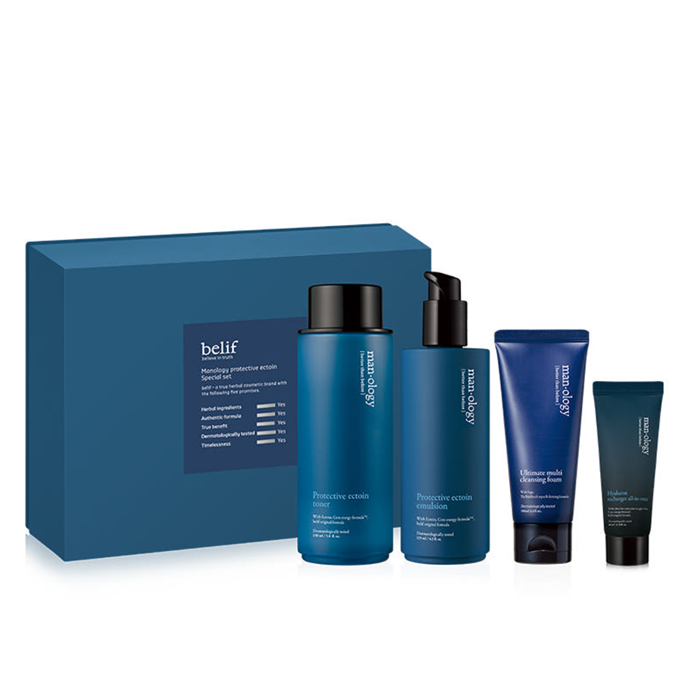 belif Manology Protective Basic 2-Piece Set (Toner 150ml + Emulsion 125ml)
