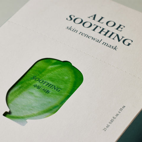 Leaders Aloe Soothing Skin Renewal Mask 25ml (10 sheets)