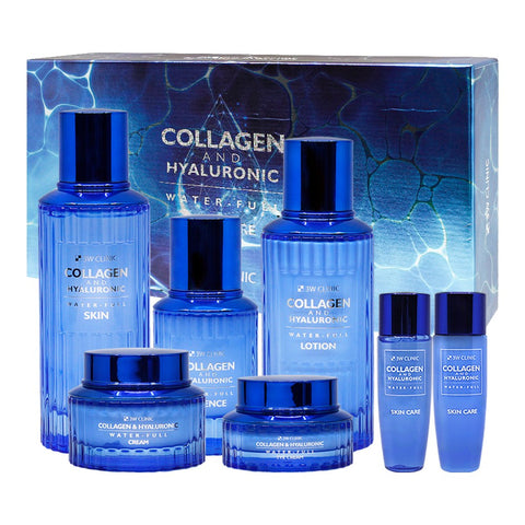 3W CLINIC Collagen & Hyaluronic Water-Full Skin Care Set
