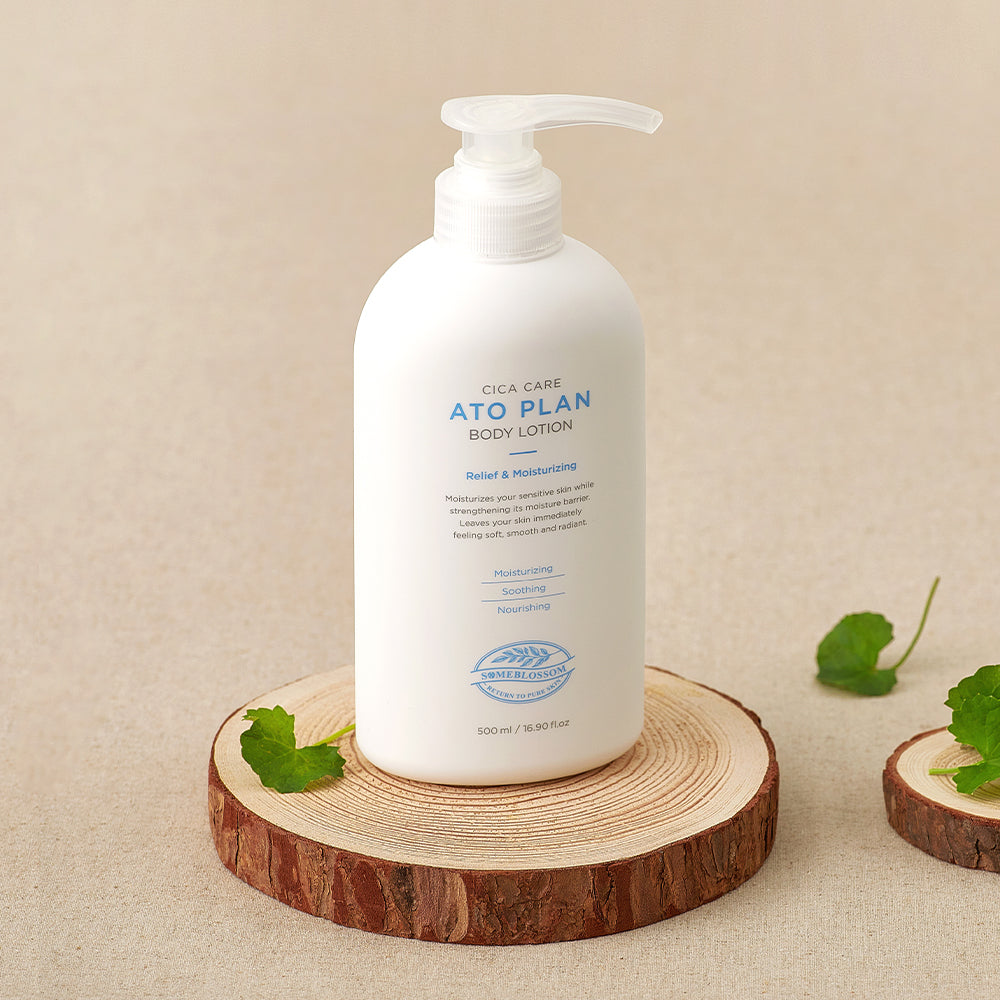 Someblossom High-Moisture Non-Sticky Body Lotion (Large) - Vegan Cica Care